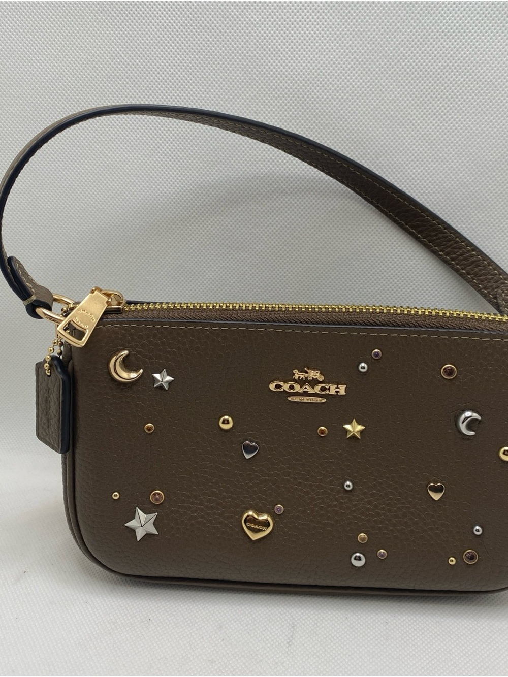 Coach Nolita 19 Wristlet with Rivets